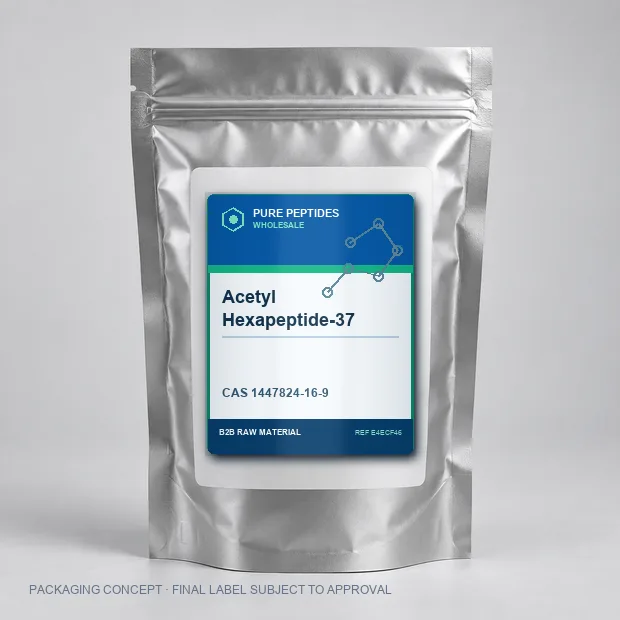 Acetyl Hexapeptide-37 packaging concept