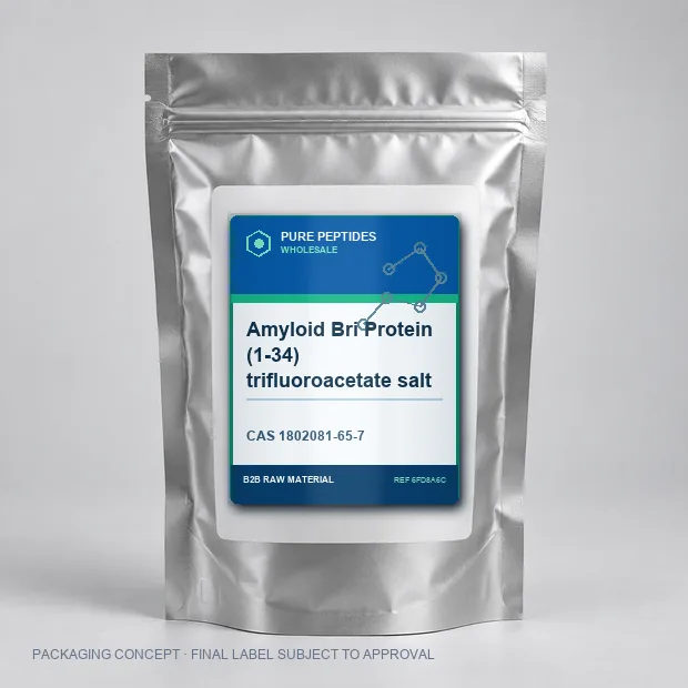 Amyloid Bri Protein (1-34) trifluoroacetate salt packaging concept