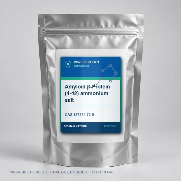 Amyloid β-Protein (4-42) ammonium salt packaging concept