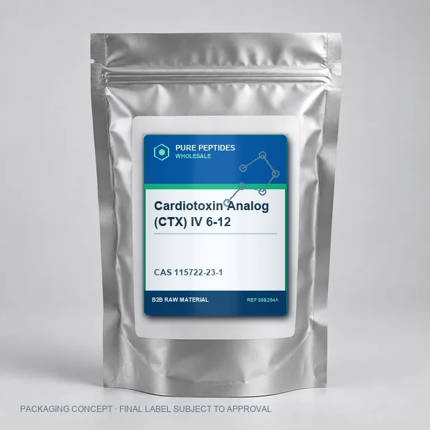 Cardiotoxin Analog (CTX) IV 6-12 packaging concept