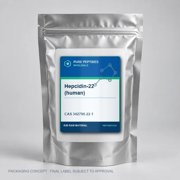 Hepcidin-22 (human) packaging concept