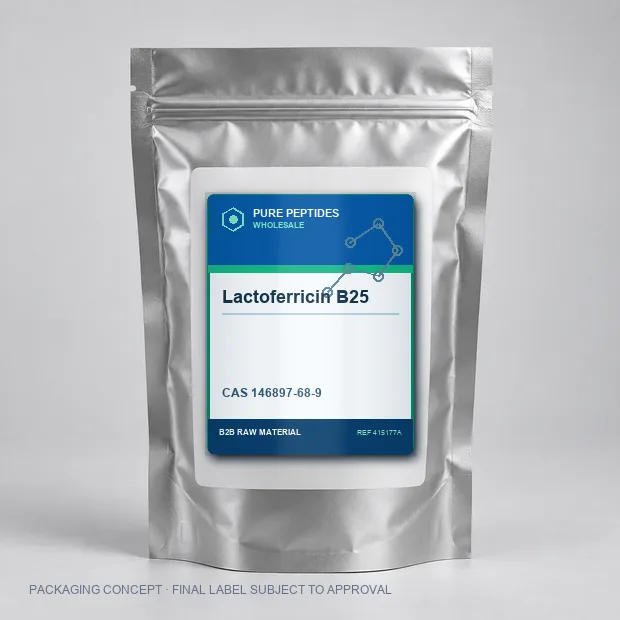 Lactoferricin B25 packaging concept