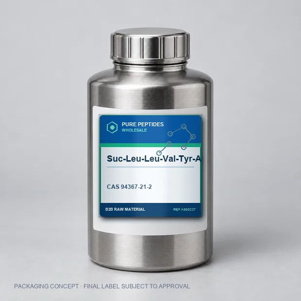 Suc-Leu-Leu-Val-Tyr-AMC packaging concept